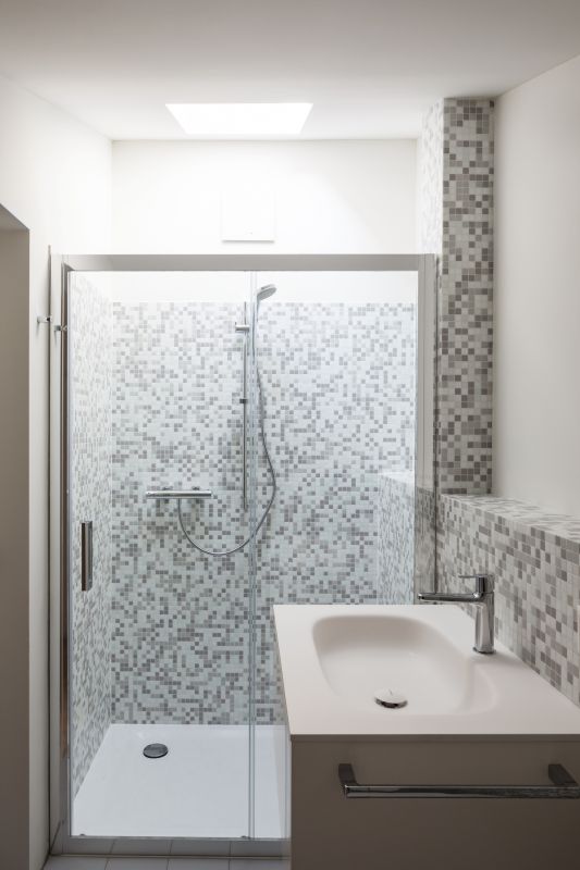 Stylish Tiled Shower Space